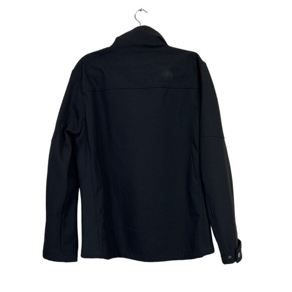Tom Tailor Men's Size L Performance Jacket Soft Shell Black - Picture 2 of 9
